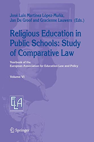 Beispielbild fr Religious Education in Public Schools: Study of Comparative Law zum Verkauf von Buchpark