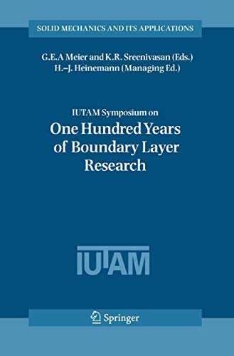 Iutam Symposium On One Hundred Years Of Boundary Layer Research