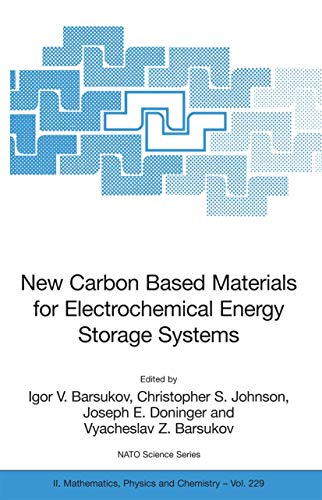 Imagen de archivo de New Carbon Based Materials for Electrochemical Energy Storage Systems: Batteries, Supercapacitors and Fuel Cells. a la venta por Antiquariat im Hufelandhaus GmbH  vormals Lange & Springer