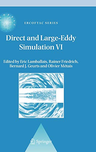 9781402049095: Direct and Large-Eddy Simulation VI: Proceedings of the Sixth International ERCOFTAC Workshop on Direct and Large-Eddy Simiulation, held at the University of Poitiers, September 12-14, 2005