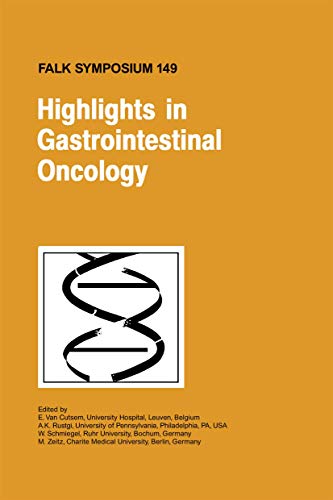 Beispielbild fr Highlights in Gastrointestinal Oncology: 149 (Falk Symposium) zum Verkauf von Reuseabook