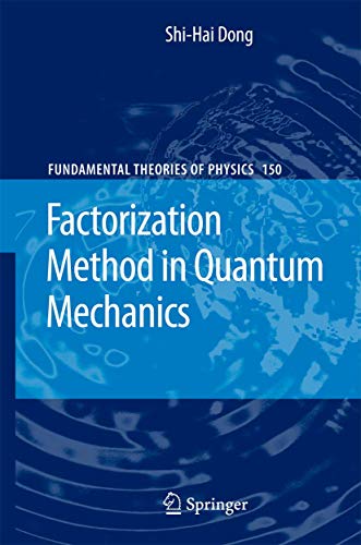 9781402057953: Factorization Method in Quantum Mechanics