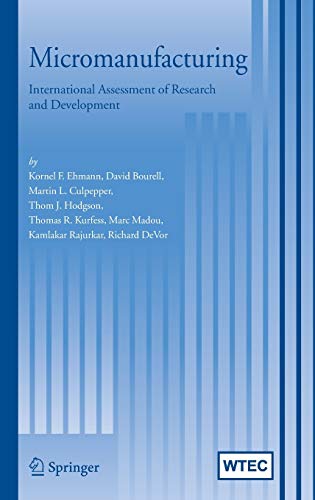 9781402059483: Micromanufacturing: International Research and Development