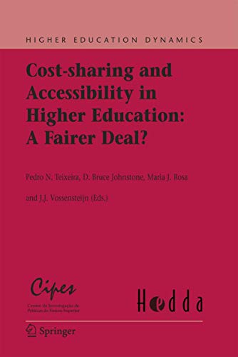 Imagen de archivo de Cost-Sharing and Accessibility in Higher Education: A Fairer Deal? a la venta por ThriftBooks-Dallas