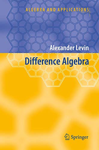 9781402069468: Difference Algebra: 8 (Algebra and Applications)