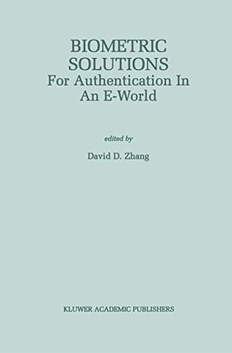 Beispielbild fr Biometric Solutions : For Authentication in an E-World zum Verkauf von Buchpark