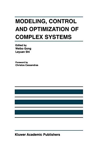 Beispielbild fr Modeling, Control and Optimization of Complex Systems zum Verkauf von Books Puddle