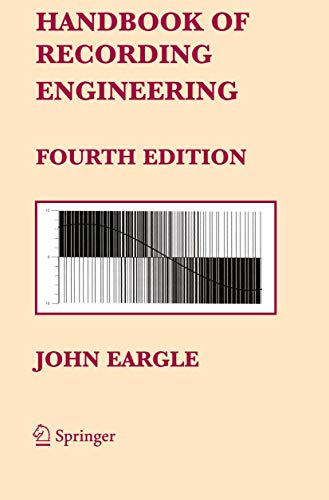 Stock image for Handbook of Recording Engineering for sale by Textbooks_Source