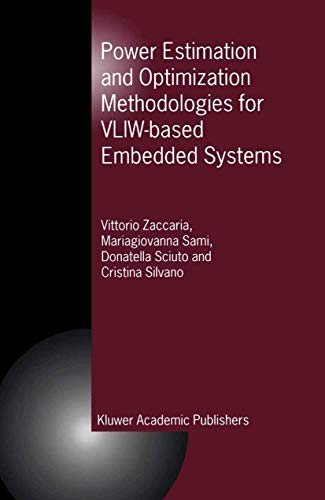 9781402073779: Power Estimation and Optimization Methodologies for Vliw-Based Embedded Systems