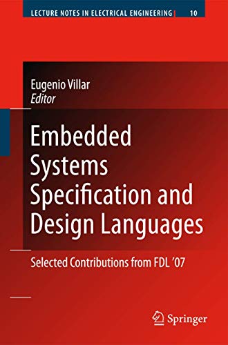Imagen de archivo de Embedded Systems Specification and Design Languages a la venta por Majestic Books