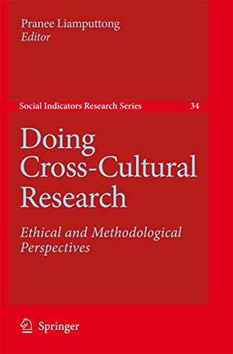 Beispielbild fr Doing Cross-Cultural Research Ethical and Methodological Perspectives zum Verkauf von Buchpark