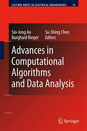 Stock image for Advances in Computational Algorithms and Data Analysis (Lecture Notes in Electrical Engineering, 14) for sale by Lucky's Textbooks