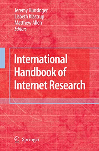 Imagen de archivo de International Handbook of Internet Research a la venta por AwesomeBooks