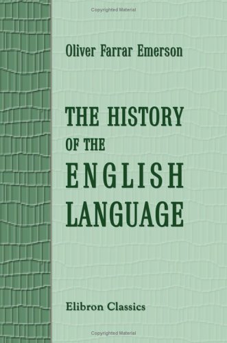 Imagen de archivo de The History of the English Language a la venta por Revaluation Books