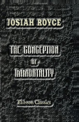 Stock image for The Conception of Immortality for sale by Revaluation Books