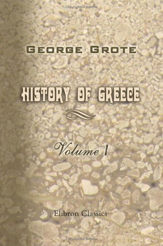 9781402170072: History of Greece: Volume 1
