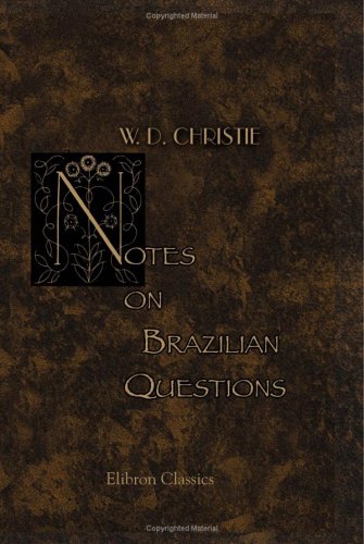 Stock image for Notes on Brazilian Questions for sale by Revaluation Books