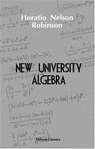 Stock image for New University Algebra for sale by Revaluation Books