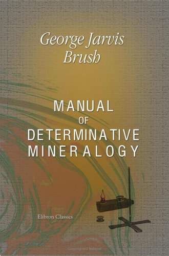Beispielbild fr Manual of Determinative Mineralogy: With an Introduction on Blowpipe Analysis zum Verkauf von Revaluation Books
