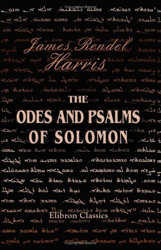 Stock image for The Odes and Psalms of Solomon for sale by AwesomeBooks