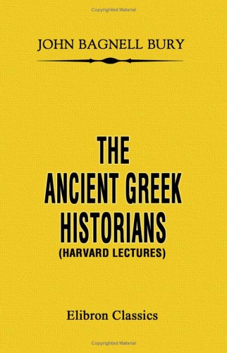 Imagen de archivo de The Ancient Greek Historians a la venta por Revaluation Books