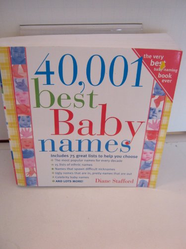 Imagen de archivo de 40,001 Best Baby Names a la venta por The Yard Sale Store