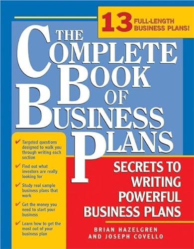 9781402207631: The Complete Book of Business Plans: Simple Steps to Writing Powerful Business Plans