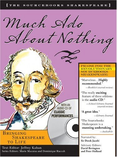 Stock image for Much Ado About Nothing (The Sourcebooks Shakespeare; Book & CD) for sale by Jenson Books Inc