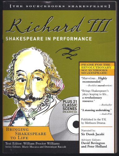 Stock image for Richard III (Sourcebooks Shakespeare; Book & CD) for sale by HPB-Emerald