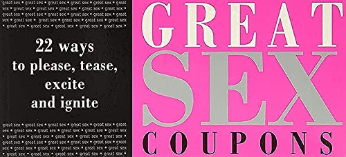 Stock image for Great Sex Coupons: Romantic Love Coupons for Couples (Sexy Anniversary Gift for Husband/Wife, Boyfriend/Girlfriend, Partner) for sale by Big River Books
