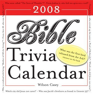 2008 Bible Trivia boxed calendar (9781402209383) by Casey