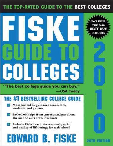 Beispielbild fr Fiske Guide to Colleges 2010 zum Verkauf von Better World Books: West