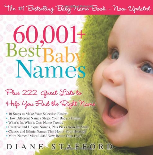 Imagen de archivo de 60,001+ Best Baby Names a la venta por Better World Books