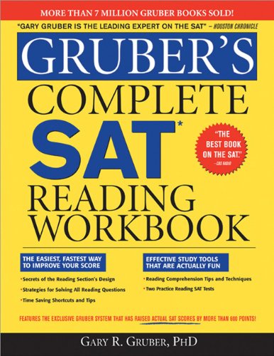 Beispielbild fr Gruber's Complete SAT Reading Workbook zum Verkauf von Better World Books