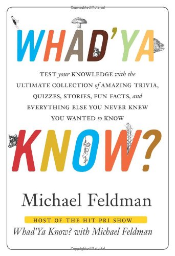 Stock image for Whad'Ya Know?: Test Your Knowledge with the Ultimate Collection of Amazing Trivia, Quizzes, Stories, Fun Facts, and Everything Else You Never Knew You Wanted to Know for sale by SecondSale