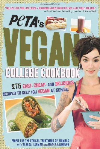 Beispielbild fr PETA's Vegan College Cookbook: 250 Easy, Cheap and Delicious Recipes to Keep You Vegan at School zum Verkauf von WorldofBooks