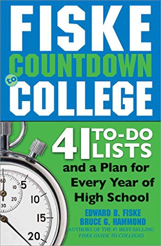 Stock image for Fiskes Countdown to College : 41 To-Do Lists and a Plan for Every Year of High School for sale by Better World Books