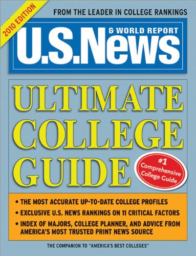 Stock image for U. S. News Ultimate College Guide 2010 for sale by Better World Books