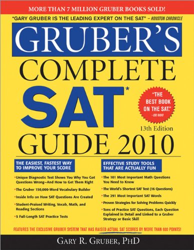 Beispielbild fr Gruber's Complete SAT Guide 2010 zum Verkauf von Better World Books