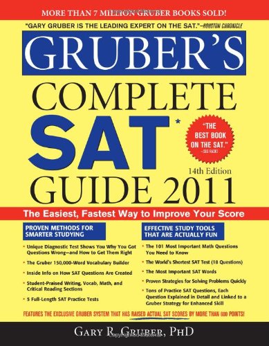 Stock image for Gruber's Complete SAT Guide 2011 for sale by Better World Books