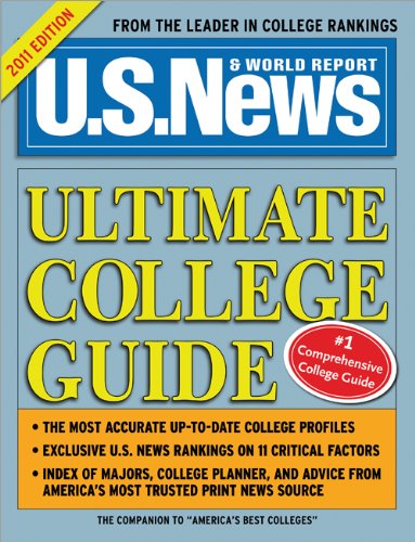Beispielbild fr U. S. News Ultimate College Guide 2011 zum Verkauf von Better World Books