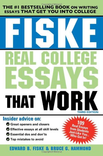 Beispielbild fr Fiske Real College Essays That Work zum Verkauf von ThriftBooks-Atlanta