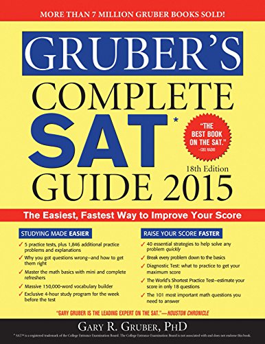 Stock image for Gruber's Complete SAT Guide 2015 for sale by SecondSale