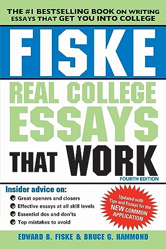 Imagen de archivo de Fiske Real College Essays That Work (Fiske College Guides) a la venta por ZBK Books