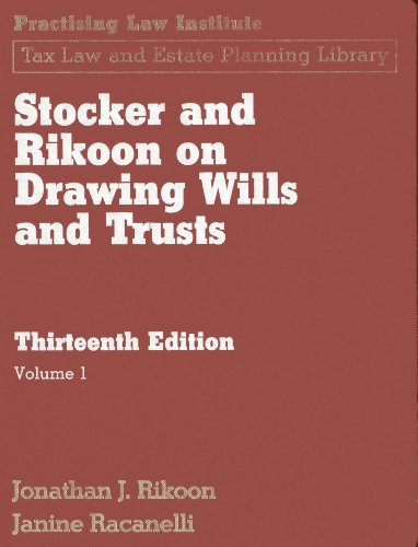 9781402416934: Stocker & Rikoon on Drawing Wills and Trusts: 2 Vol Set