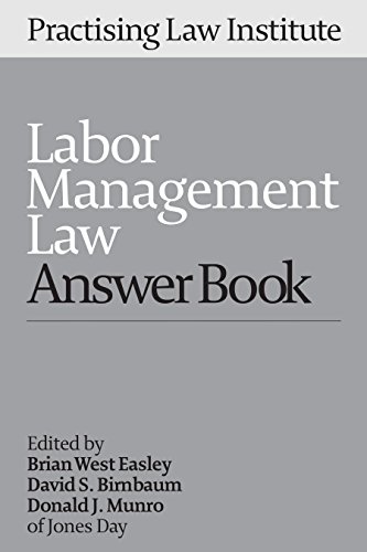 Beispielbild fr Labor Management Law Answer Book 2016 zum Verkauf von SecondSale