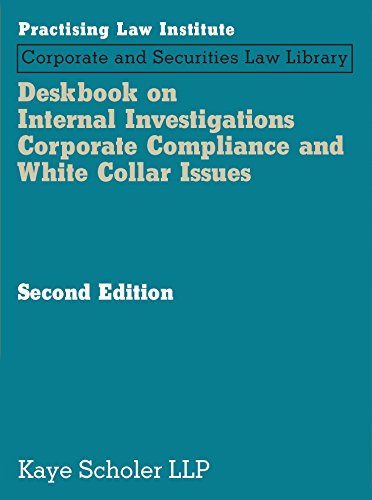 Beispielbild fr Deskbook on Internal Investigations, Corporate Compliance and White Collar Issues (2nd Edition) zum Verkauf von HPB-Red