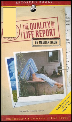 Imagen de archivo de The Quality of Life Report - Audio Book on Tape a la venta por JARBOOKSELL