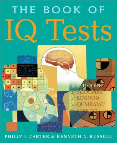 Imagen de archivo de The Book of IQ Tests a la venta por Wonder Book