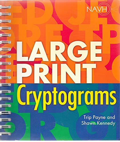 Imagen de archivo de Large Print Cryptograms a la venta por The Maryland Book Bank